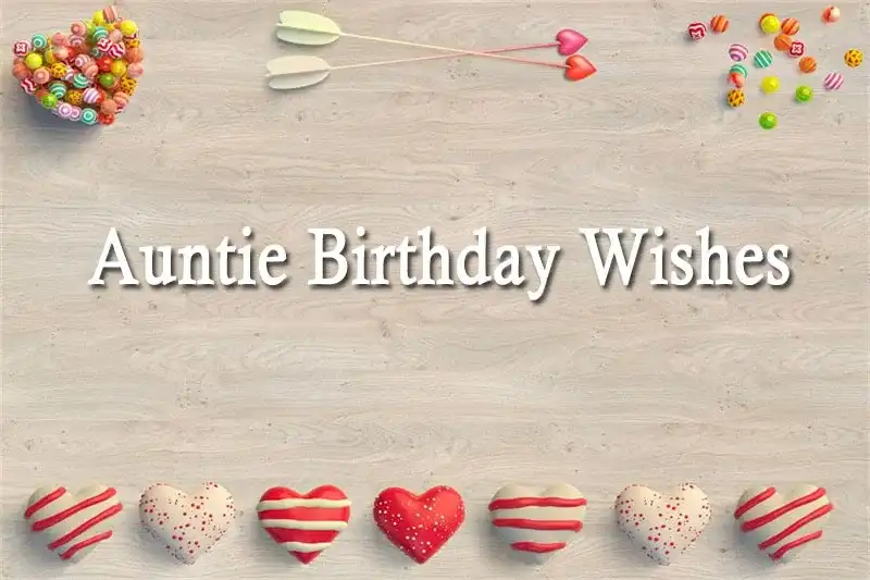 Auntie Birthday Wishes