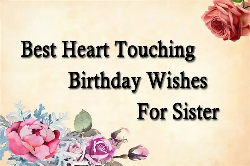 Best Heart Touching Birthday Wishes For Sister
