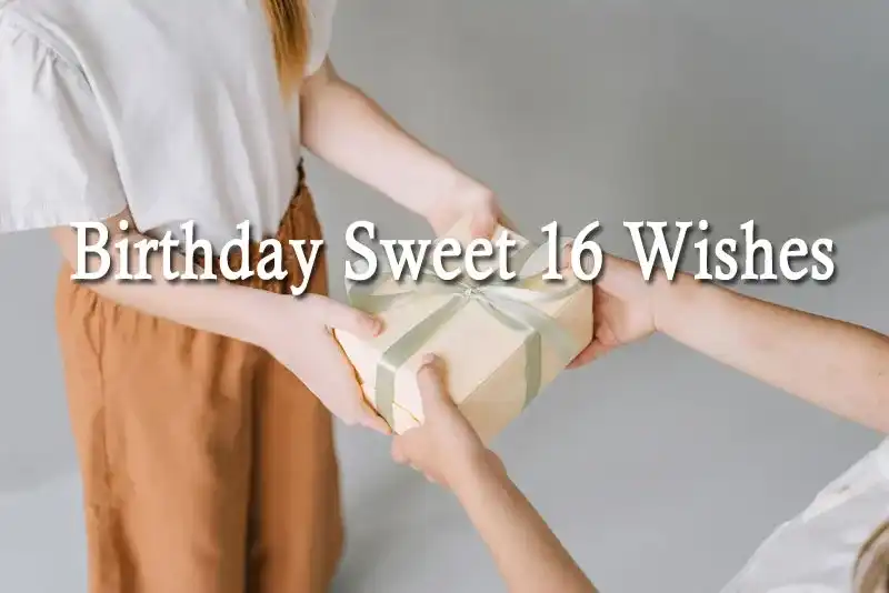 Birthday Sweet 16 Wishes