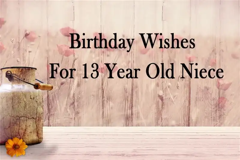 Birthday Wishes For 13 Year Old Niece