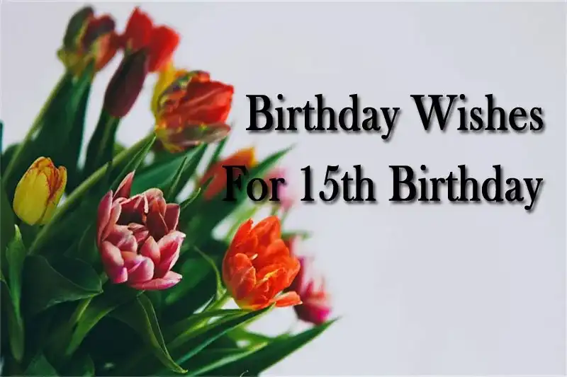 Birthday Wishes For 15th Birthday