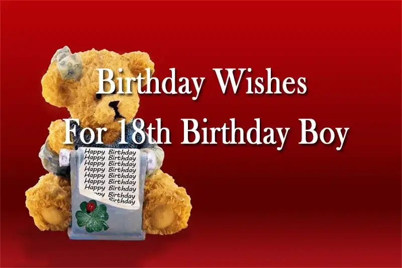 Birthday Wishes For 18th Birthday Boy