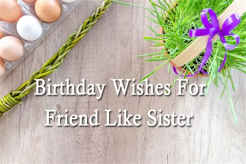 Birthday Wishes For Friend Like Sister
