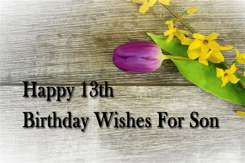Happy 13th Birthday Wishes For Son