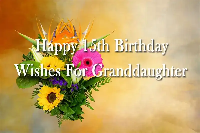 Happy 15th Birthday Wishes For Granddaughter