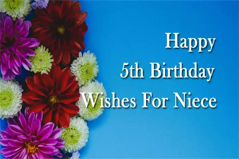 Happy 5th Birthday Wishes For Niece