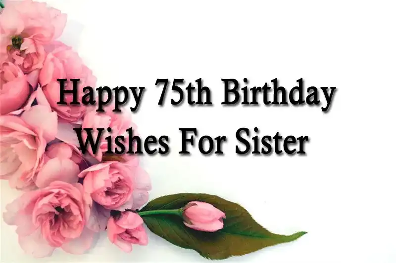 Happy 75th Birthday Wishes For Sister
