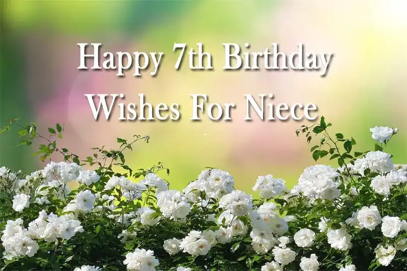 Happy 7th Birthday Wishes For Niece