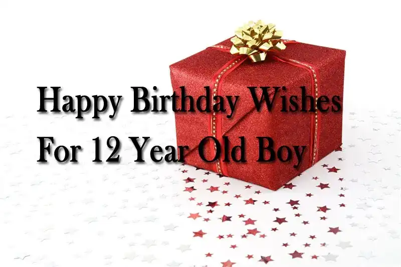 Happy Birthday Wishes For 12 Year Old Boy