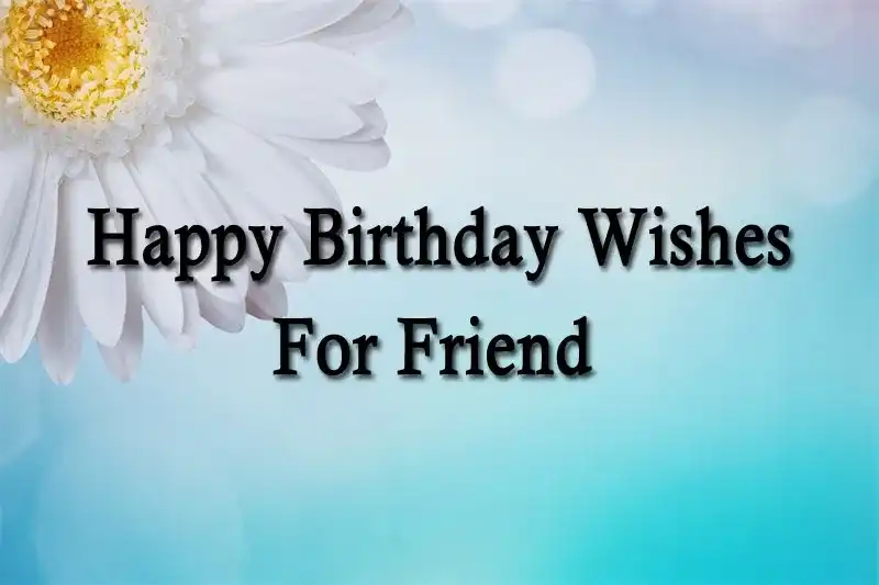 Happy Birthday Wishes For Friend