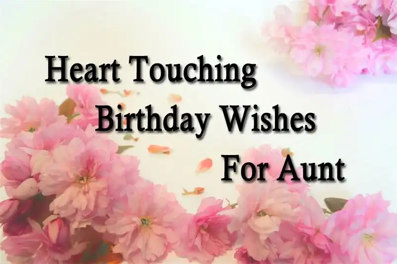 Heart Touching Birthday Wishes For Aunt
