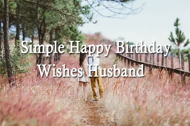 Simple Happy Birthday Wishes Husband