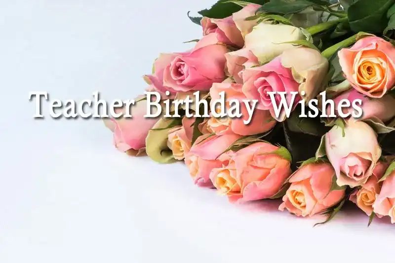 Teacher Birthday Wishes
